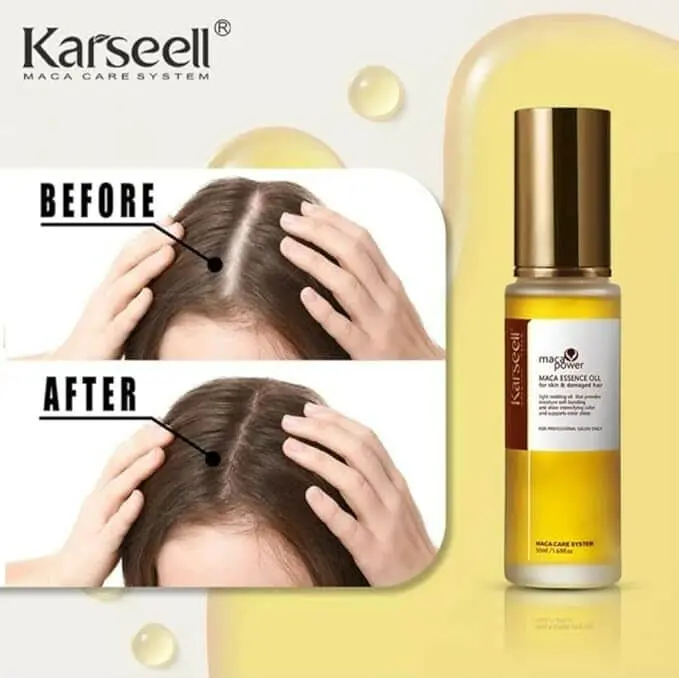 Picture of Karseell Maca Essence Hair Oil for damaged & Frizzy Hair | 50ML