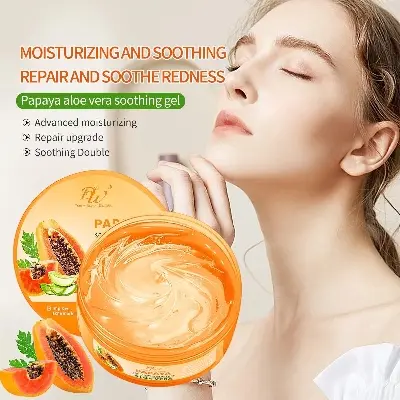 Picture of Papaya Moisturizing Aloe Vera Soothing Gel - 300ml