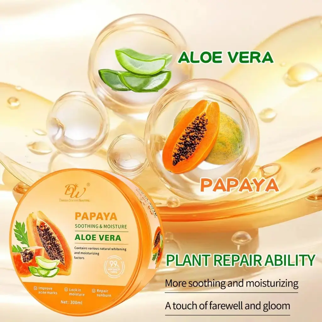 Picture of Papaya Moisturizing Aloe Vera Soothing Gel - 300ml