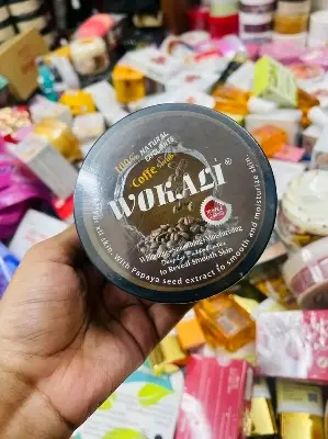 Picture of Wokali Coffee Scrub for Face & Body Hydrating & Moisturizing - Brown