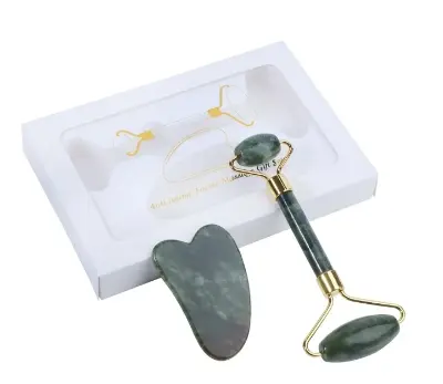 Picture of Face Massager Roller Guasha Scraper Set
Beauty Gua Sha Natural Stone Face Massager
Chin Cellulite Slim Massage Skin Care Tools