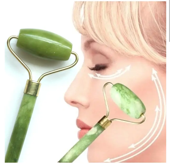 Picture of Face Massager Roller Guasha Scraper Set
Beauty Gua Sha Natural Stone Face Massager
Chin Cellulite Slim Massage Skin Care Tools