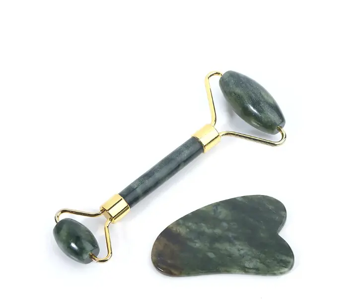 Picture of Face Massager Roller Guasha Scraper Set
Beauty Gua Sha Natural Stone Face Massager
Chin Cellulite Slim Massage Skin Care Tools