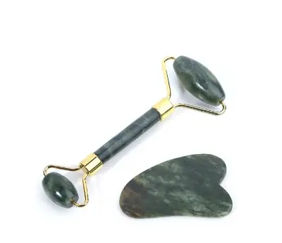 Picture of Face Massager Roller Guasha Scraper Set
Beauty Gua Sha Natural Stone Face Massager
Chin Cellulite Slim Massage Skin Care Tools