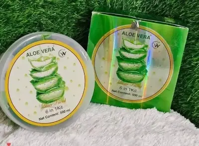 Picture of Aloe Vera 6 in 1 Facial Kit Combo Set - Green