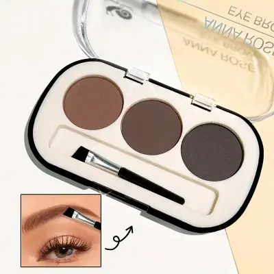 Picture of Dodo Girl 3 in 1 Eyebrow Powder Kit for Women Hair Dye Makeup Hair Coloring Kit Hair Dyeing Kit