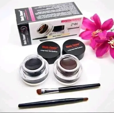 Picture of Water Proof Music Flower Gel Black & Brown 2-Color Gel Eyeliner