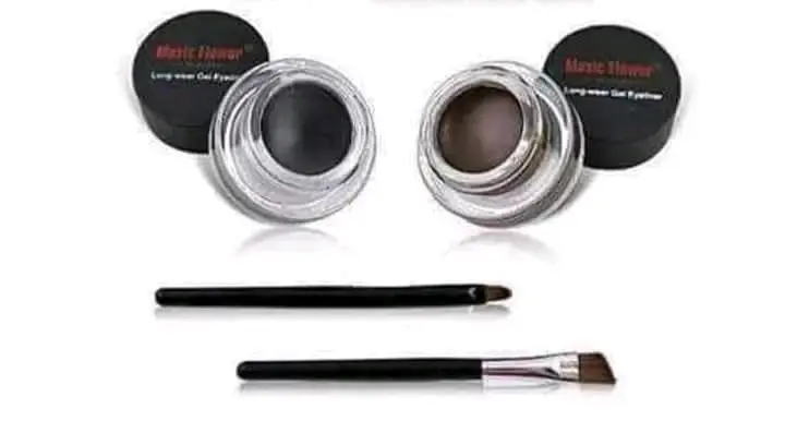 Picture of Water Proof Music Flower Gel Black & Brown 2-Color Gel Eyeliner