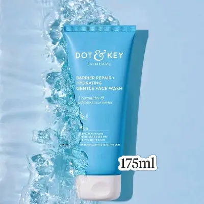 Picture of Dot & Key Barrier Repair + Hydrating Gentle Facewash - 100ml - Blue