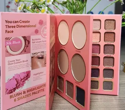 Picture of IGOODCO All in One Makeup Pallet Eyeshadow Palette Blusher Pallet Concealer Pallet highlighter Pallet