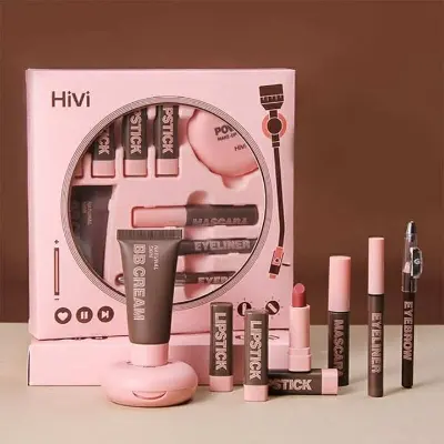 Picture of HiVi All in 1 Makeup Combo Set | HiVi 9 in 1 Makeup Combo Set