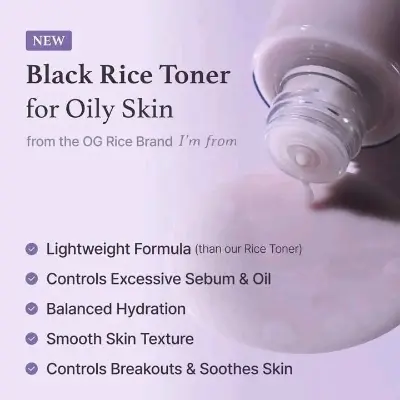 Picture of Im From Black Rice Toner For Oily Skin - 30ml