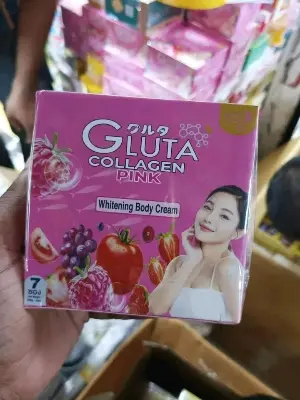 Picture of Gluta Collagen Pink Emergency Whitening Body Cream - Floral