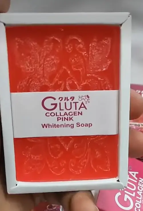 Picture of Gluta Collagen Pink Emergency Whitening Soap - 100gm - Floral