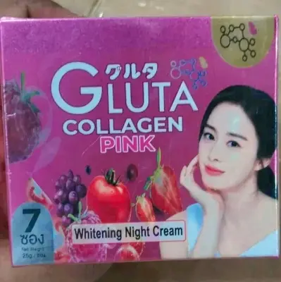 Picture of Gluta Collagen Pink Emergency Whitening Night Cream