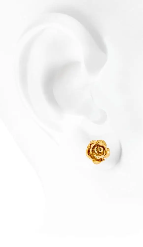 Picture of Luxury Style Dubai Gold Plating  Flower Style Earrings for Women - Gold