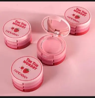 Picture of Handaiyan Strawberry Blush Tint Trio
Wonder, Multi-Use Makeup Powder Pink Blush...