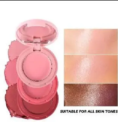 Picture of Handaiyan Strawberry Blush Tint Trio
Wonder, Multi-Use Makeup Powder Pink Blush...