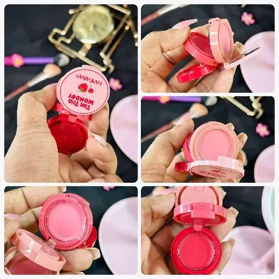 Picture of Handaiyan Strawberry Blush Tint Trio
Wonder, Multi-Use Makeup Powder Pink Blush...