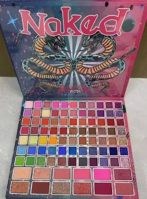 Picture of NAKED Vector 77 Color Eyeshadow Palette with 12 Blush,Contour & Highlighter- Makeup Matte Eyeshadow Glittery Eyeshadow Shimmer Eyeshadow Colorful Eyeshadow