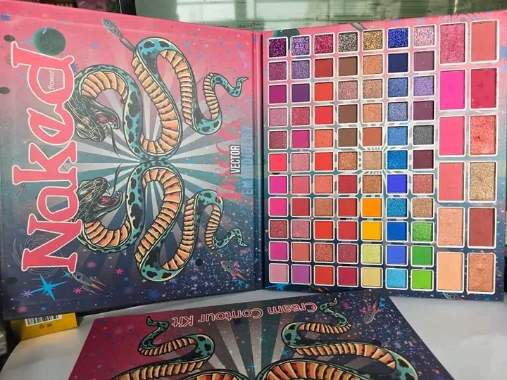 Picture of NAKED Vector 77 Color Eyeshadow Palette with 12 Blush,Contour & Highlighter- Makeup Matte Eyeshadow Glittery Eyeshadow Shimmer Eyeshadow Colorful Eyeshadow