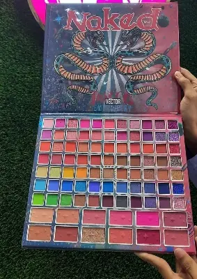 Picture of NAKED Vector 77 Color Eyeshadow Palette with 12 Blush,Contour & Highlighter- Makeup Matte Eyeshadow Glittery Eyeshadow Shimmer Eyeshadow Colorful Eyeshadow