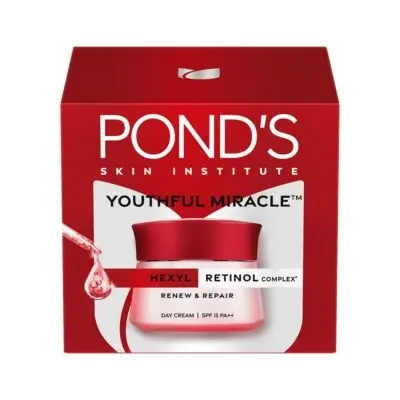 Picture of Ponds Youthful Miracle Hexyl Retinol Complex, Renew & Repair Day Cream 50gm