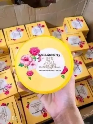 Picture of Collagen X3 Emergency Whitening Body Cream - 300ml - Yellow