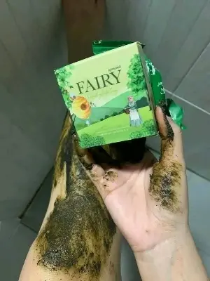 Picture of Fairy Face & Body Whitening Scrub Soap For Men & Women - Green
