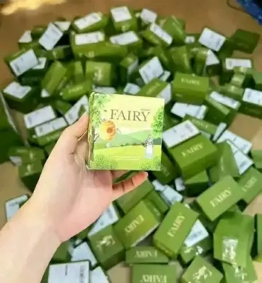 Picture of Fairy Face & Body Whitening Scrub Soap For Men & Women - Green