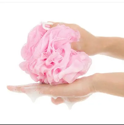 Picture of Premium Quality Loofah Flower Bath Shower Wash Cleaning Sponge - 1Pcs - Multicolor