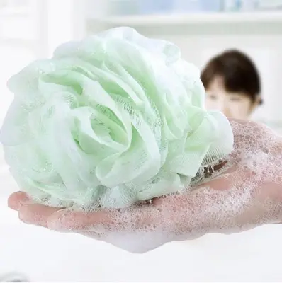 Picture of Premium Quality Loofah Flower Bath Shower Wash Cleaning Sponge - 1Pcs - Multicolor