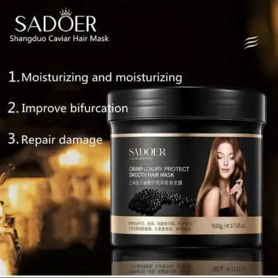 Picture of Sadoer Caviar Luxury Protect Smooth Hair Mask - 500gm