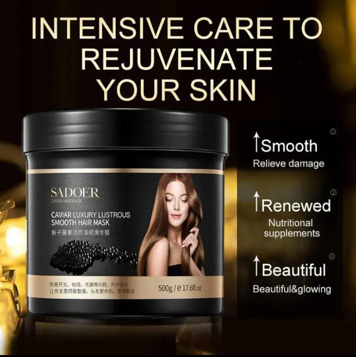 Picture of Sadoer Caviar Luxury Protect Smooth Hair Mask - 500gm