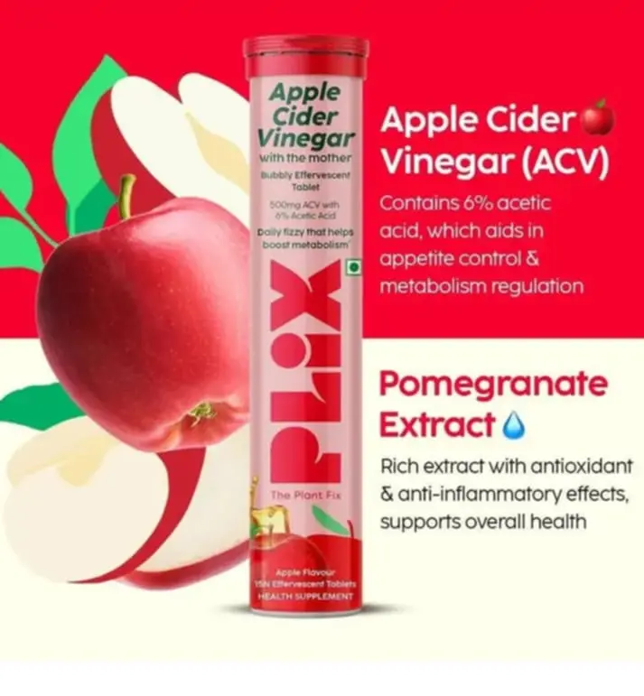 Picture of 𝐏𝐋𝐈𝐗 – 𝐀𝐩𝐩𝐥𝐞 𝐂𝐢𝐝𝐞𝐫 𝐕𝐢𝐧𝐞𝐠𝐚𝐫 𝐄𝐟𝐟𝐞𝐫𝐯𝐞𝐬𝐜𝐞𝐧𝐭 𝐓𝐚𝐛𝐥𝐞𝐭