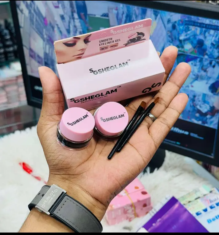 Picture of SHEGLAM 2 in 1 Gel Eyeliner | Black & Brown Eyeliner & Eyebrow Kit