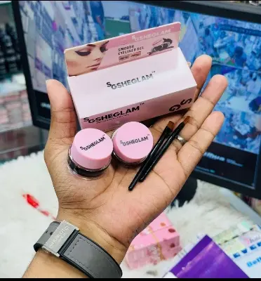Picture of SHEGLAM 2 in 1 Gel Eyeliner | Black & Brown Eyeliner & Eyebrow Kit