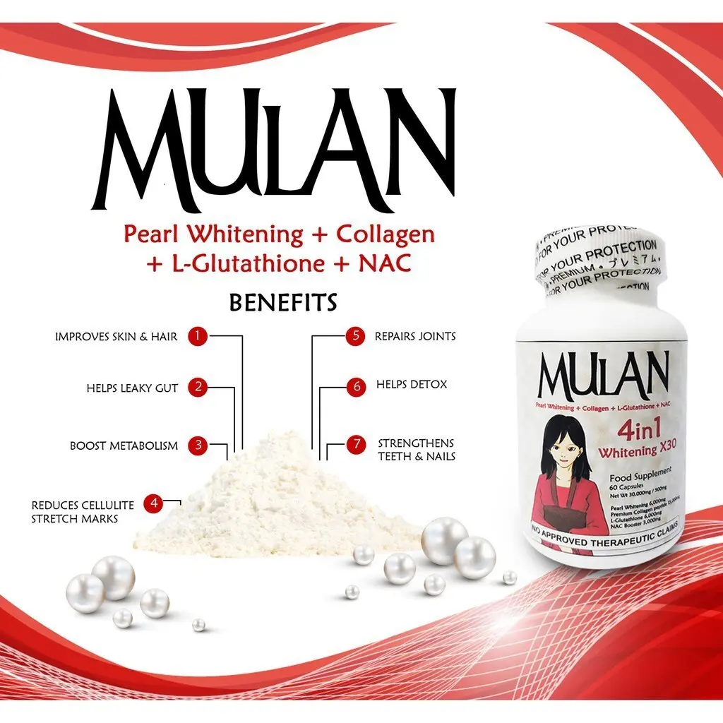 Picture of Mulan Pearl Whitening Capsule
Thailand (ORIGINAL)