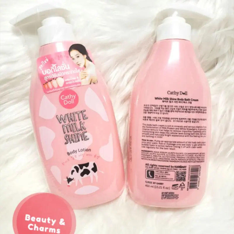 Picture of Cathy Doll White Milk Shine Body Lotion 450 ML Original (Thailand)