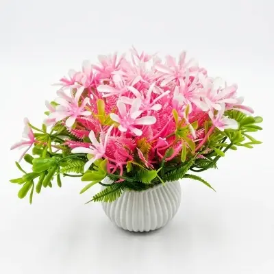 Picture of Artificial Bonsai Lightweight Plastic Potted - artificial flower