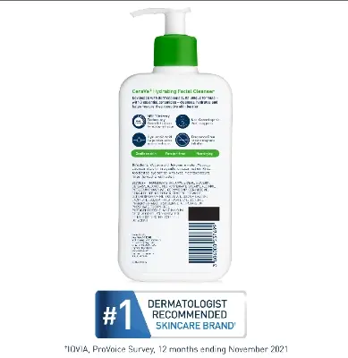 Picture of CeraVe Hydrating Cleanser For Normal To Dry Skin - 236ML(UK) - Green