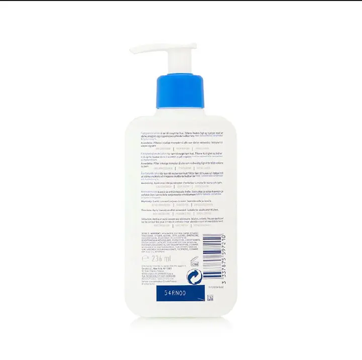 Picture of CeraVe Moiturising Lotion | 236ml | Daily Face, Body, Hand Moisturiser for Dry to Very Sensitive Skin - White