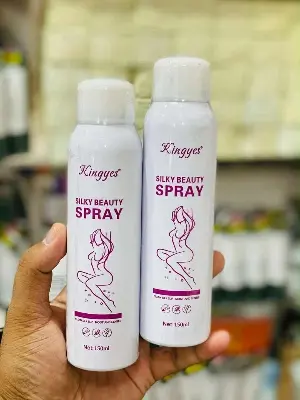 Picture of Kingyes Silky Beauty Painless Hair Removal Spray For Men & Women 150ML - Hair Removal - White