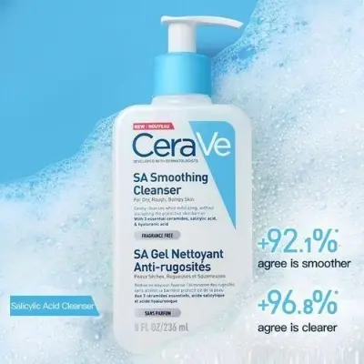 Picture of CeraVe SA Smoothing Cleanser 236ML (UK) - White
