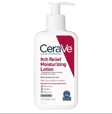 Picture of CeraVe Itch Relief Moisturizing Lotion For Dry & Itchy Skin 237ml (USA) - White