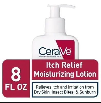 Picture of CeraVe Itch Relief Moisturizing Lotion For Dry & Itchy Skin 237ml (USA) - White