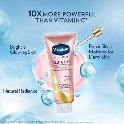 Picture of Vaseline  Gluta-Hya Dewy Radiance 330ml Serum-In-Lotion, Boosted With GlutaGlow - Pink