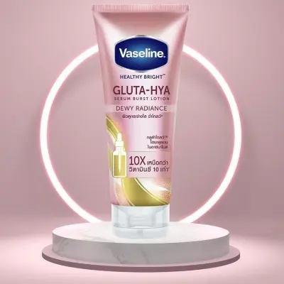 Picture of Vaseline  Gluta-Hya Dewy Radiance 330ml Serum-In-Lotion, Boosted With GlutaGlow - Pink