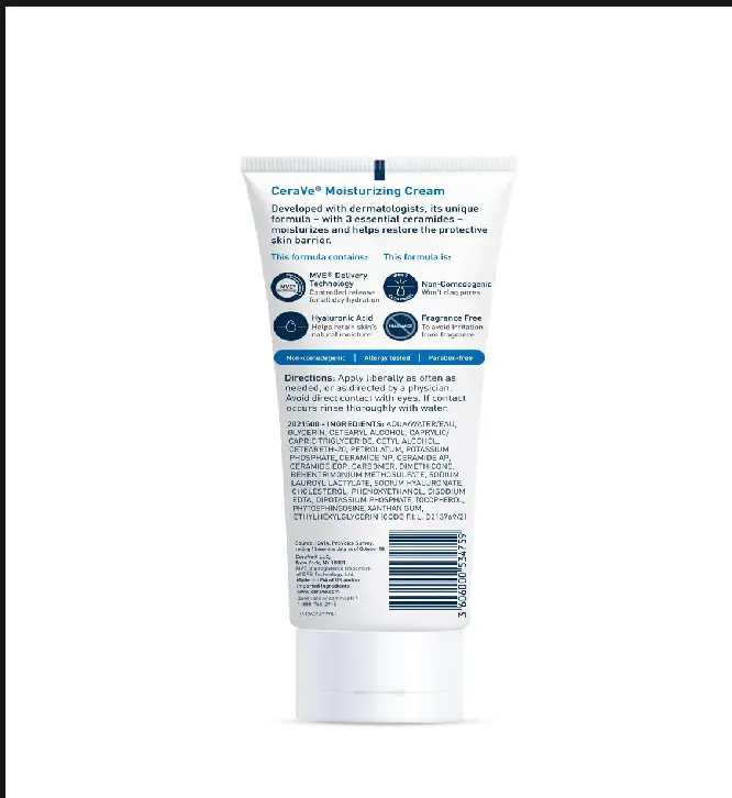 Picture of CeraVe Moisturizing Cream for Normal to Dry Skin 236ml