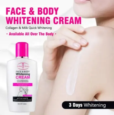 Picture of Aichun Beauty Face & Body Whitening Cream Collagen & Milk Quick Whitening Active White Powerful Antioxidants Energize